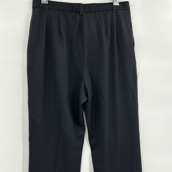 Pendleton Black Wool Trouser Pants Women's 6 Classic Quiet Luxury Career Office - Picture 6 of 7